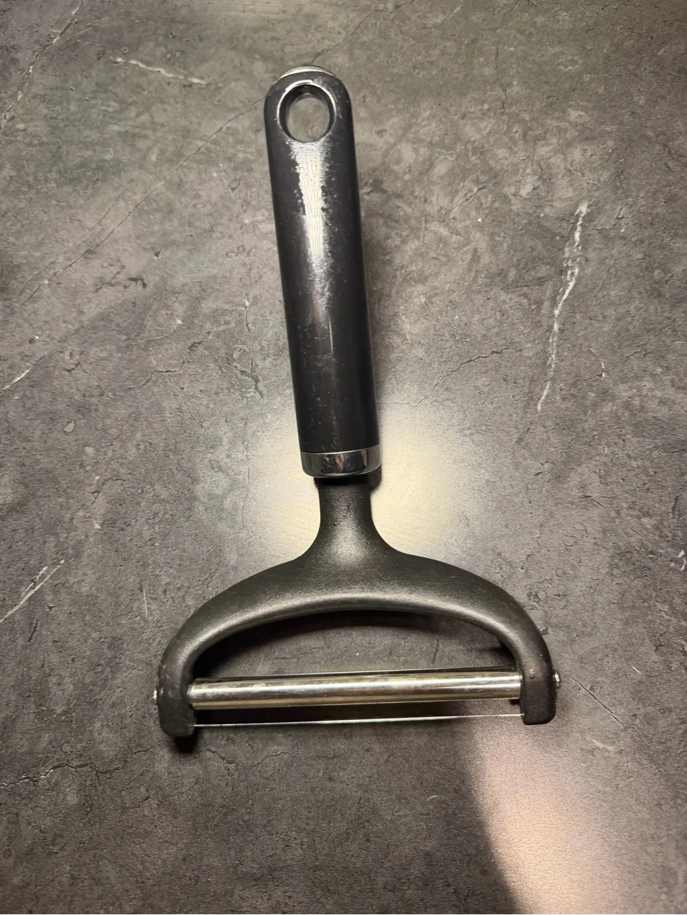 KitchenAid 4-inch food cheese slicer, black handle & stainless steel cut wire